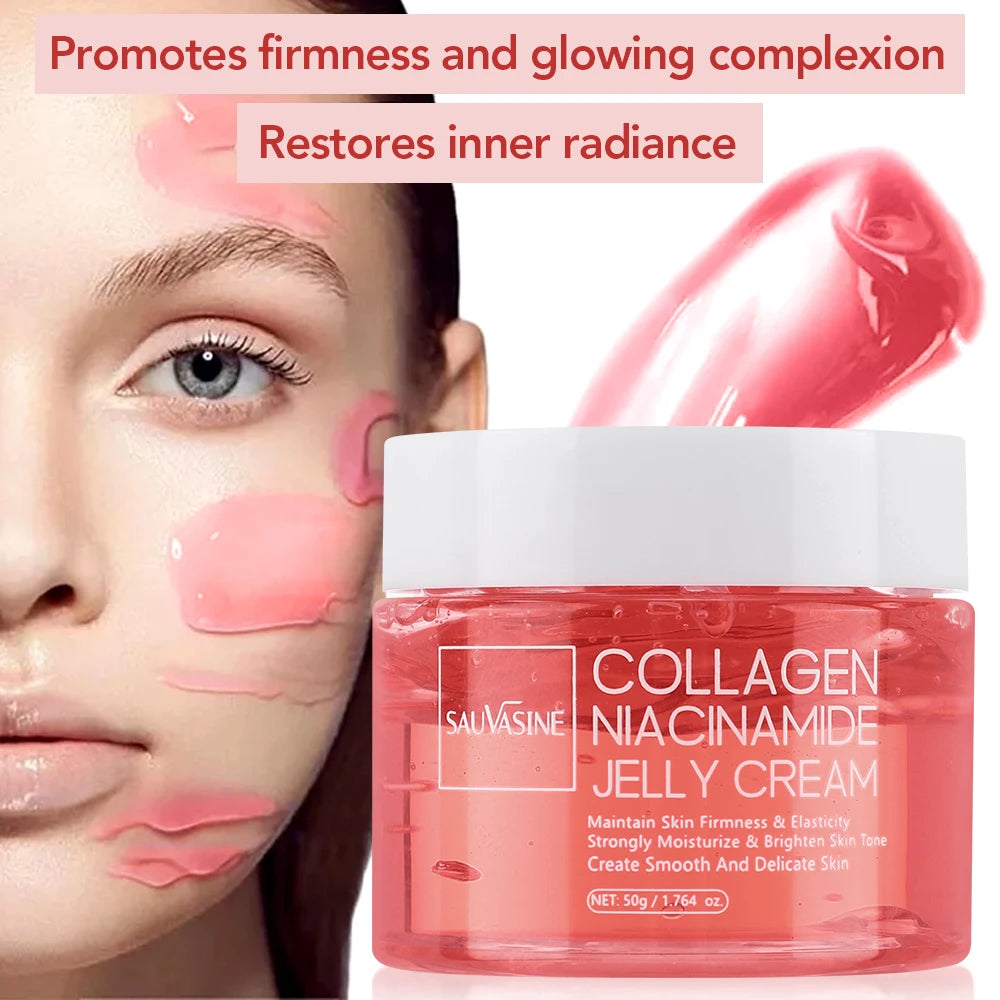 Collagen Jelly Cream with Niacinamide — 24H Glow, Hydration & Lifted Skin