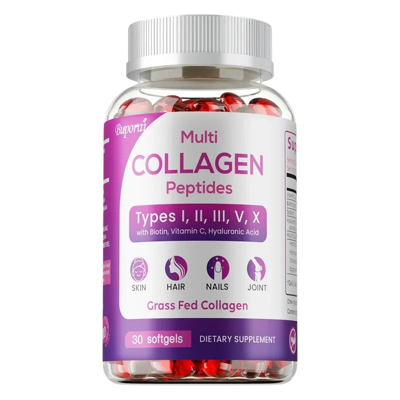 Collagen Peptides Capsules — Skin, Hair, Nails & Gut Support